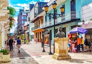 Historic Santo Domingo Street Scene