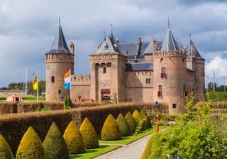 Medieval Fortress of Muiderslot in Holland