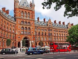 The Victorian Elegance of St. Pancras Railway Station Hotel in London