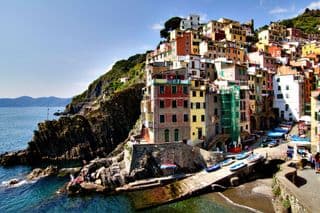 Vibrant Village by the Sea in Cinque Terre, Italy