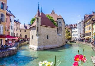 Medieval Fortress amidst Modern Life in Annecy