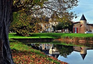 Autumn Reflection at Château de Suduiraut
