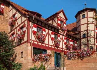 Half-timbered Charm in Imperial Castle Nuremberg