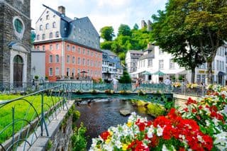 Monschau's Vibrant Riverfront