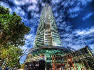 Touching the Sky: A Skyscraper's Majestic Reach