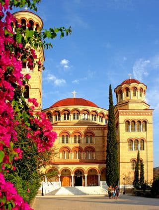 The Monastery of Agios Nektarios in Greece
