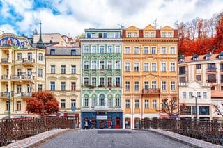 Colorful Architecture in Karlovy Vary