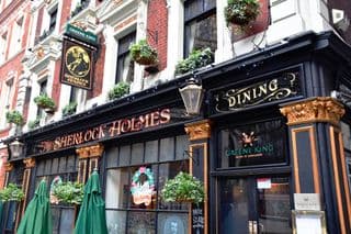 Sherlock Holmes Pub Exterior