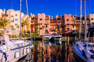 Sailboats Docked at the Port of Sotogrande