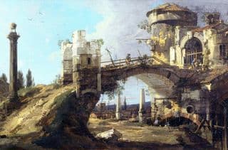 Ruins of an Ancient Stone Bridge