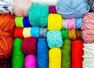 Assorted Yarn Balls in Vibrant Colors