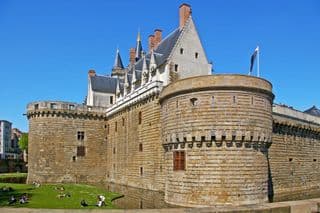 The Château des Ducs de Bretagne in Nantes, France