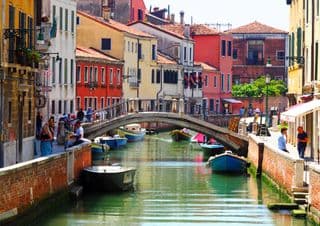 Venetian Canals in Summer