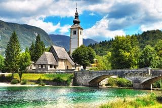 Church in Triglav National Park, Slovenia