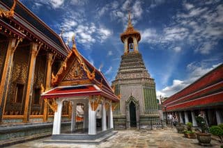 Ancient Elegance of the Old Grand Palace in Bangkok