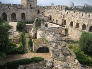 Ancient Citadel Ruins in Jerusalem