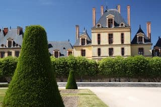 Fontainebleau Palace in the Sunlight