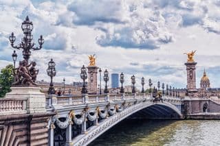 The Pont Alexandre III Crossing the Seine