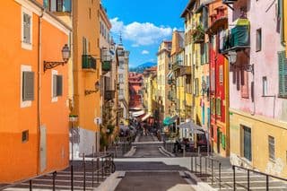Vibrant Streets of Old Nice