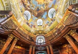The Austrian National Library's Ceiling Marvel