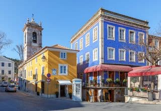 Historic Street in Sintra, Portugal