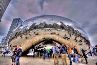 Cloud Gate Reflections at Millennium Park