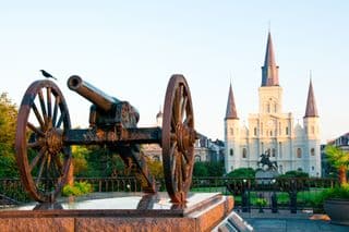 Historic Cannon in Jackson Square, New Orleans