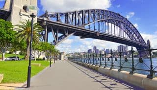 Sydney Harbour Bridge Overlooking the Waterfront