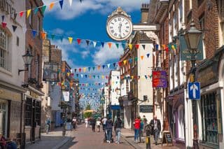 Colorful Street Festival in Canterbury