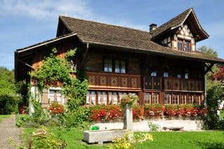 Traditional Swiss Chalet in Gossau