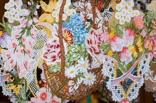 Traditional Prague Lace Embroidery