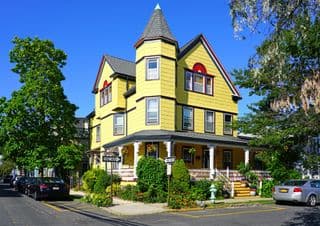 Yellow Victorian Charm in Ocean Grove