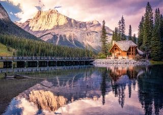 Emerald Lake Lodge Reflection
