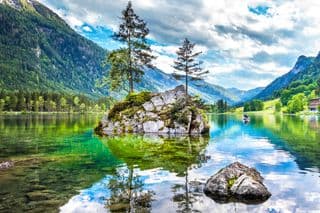 Emerald Waters of Lake Hintersee