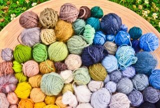 Rainbow Hues of Wool