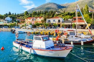 Gentle Waves at the Port of Gia Efimia
