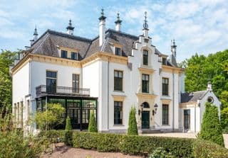 Elegant Dutch Castle amidst Lush Greenery