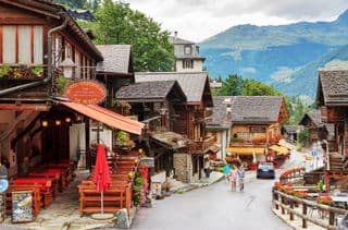 Traditional Alpine Village of Grimentz, Switzerland
