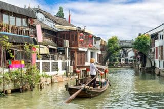 Navigating through Zhujiajiao's Ancient Canals