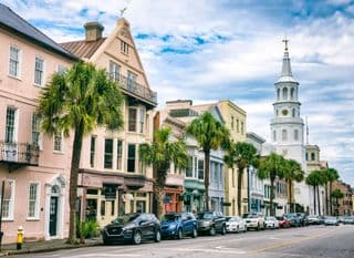 Historic Streetscape of Charleston, SC