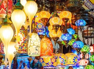 Istanbul's Ikat Lamps: A Kaleidoscope of Colors