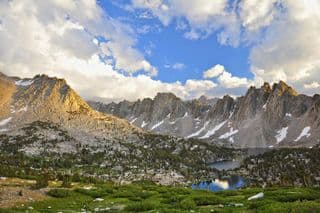 Summer Evening at Kearsarge Lakes