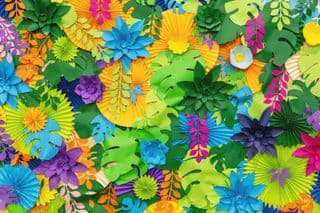 Colorful Paper Floral Arrangement