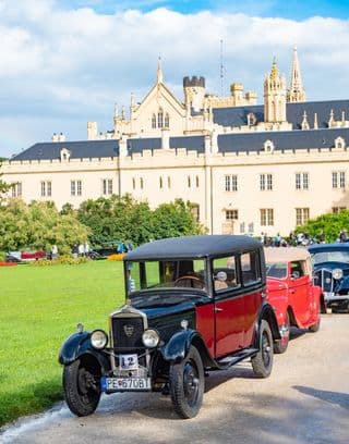 Classic Cars at Lednice Castle Park