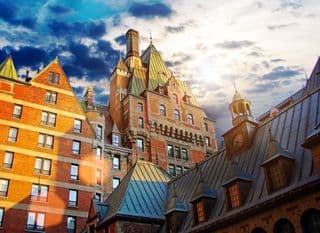 Sunset Over Château Frontenac in Quebec City