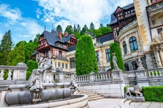 Statuesque Elegance at Peles Castle