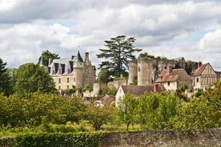 Medieval Montresor Fortress in France