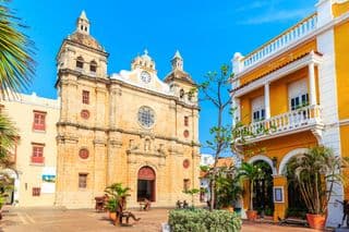 Colonial Church in Cartagena de Indias