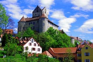 Medieval Castle atop the Hills of Meersburg
