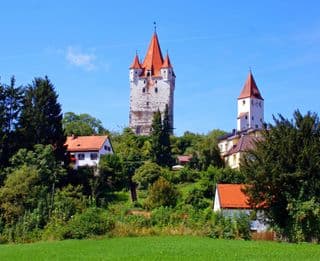 Medieval Tower in Haag, Upper Bavaria